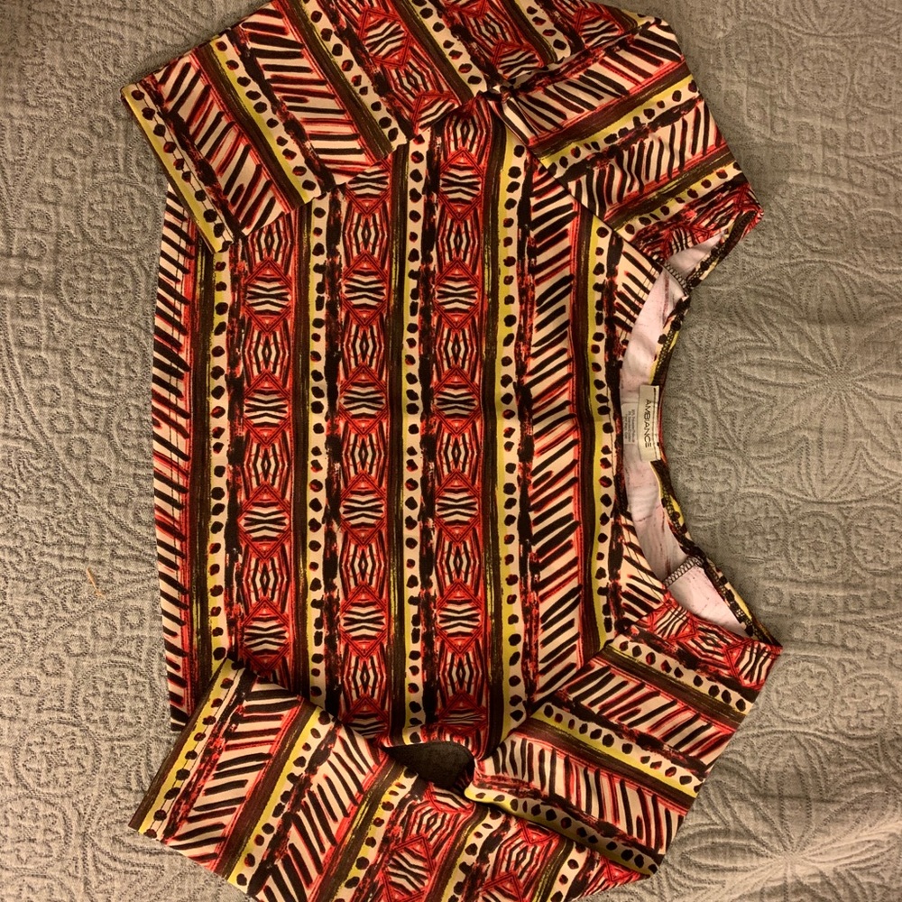Mosaic crop top